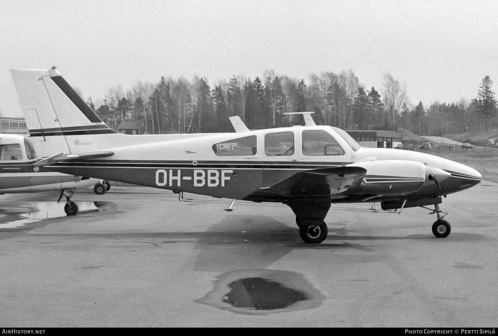 Aircraft Photo of OH-BBF | Beech C55 Baron (95-C55) | AirHistory.net #852831