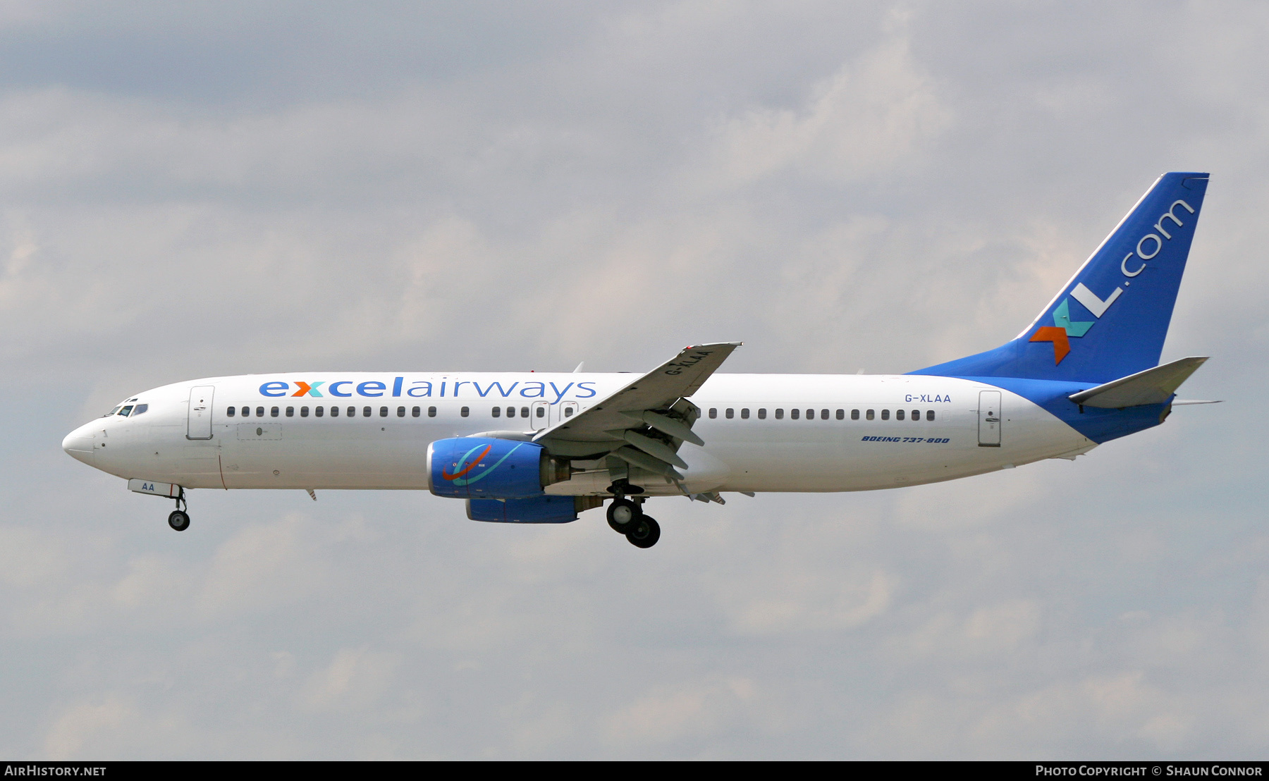 Aircraft Photo of G-XLAA | Boeing 737-8Q8 | Excel Airways | AirHistory.net #852851