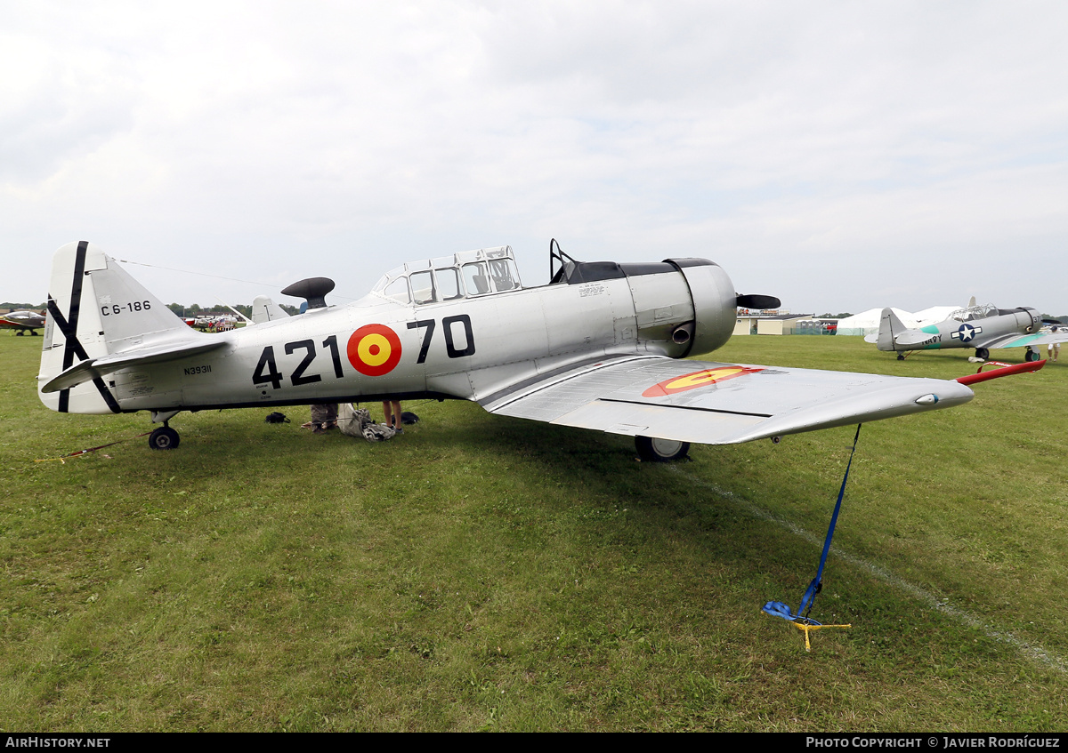 Aircraft Photo of N39311 / C6-186 | North American T-6G Texan | Spain - Air Force | AirHistory.net #852852