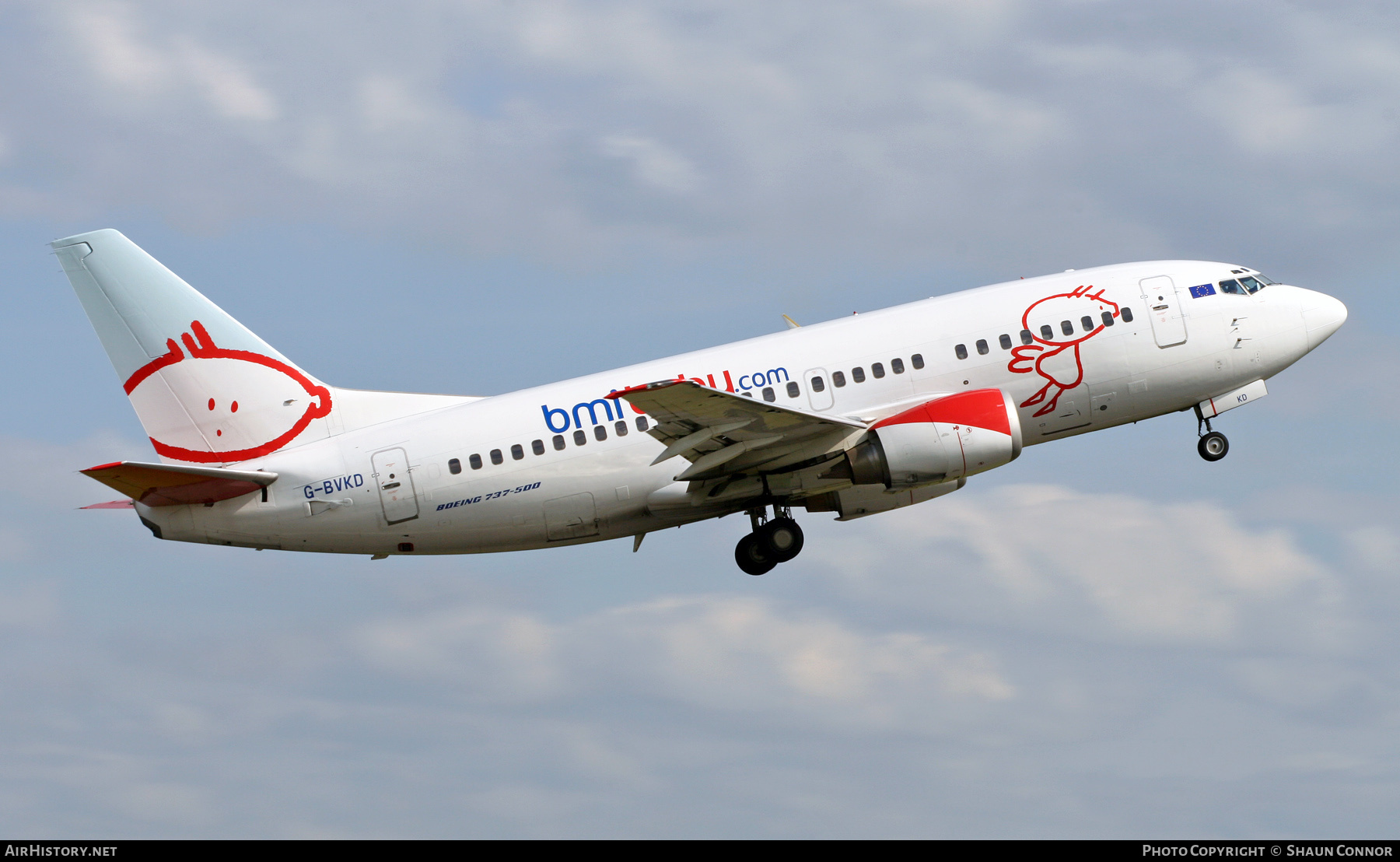 Aircraft Photo of G-BVKD | Boeing 737-59D | Bmibaby | AirHistory.net #852865