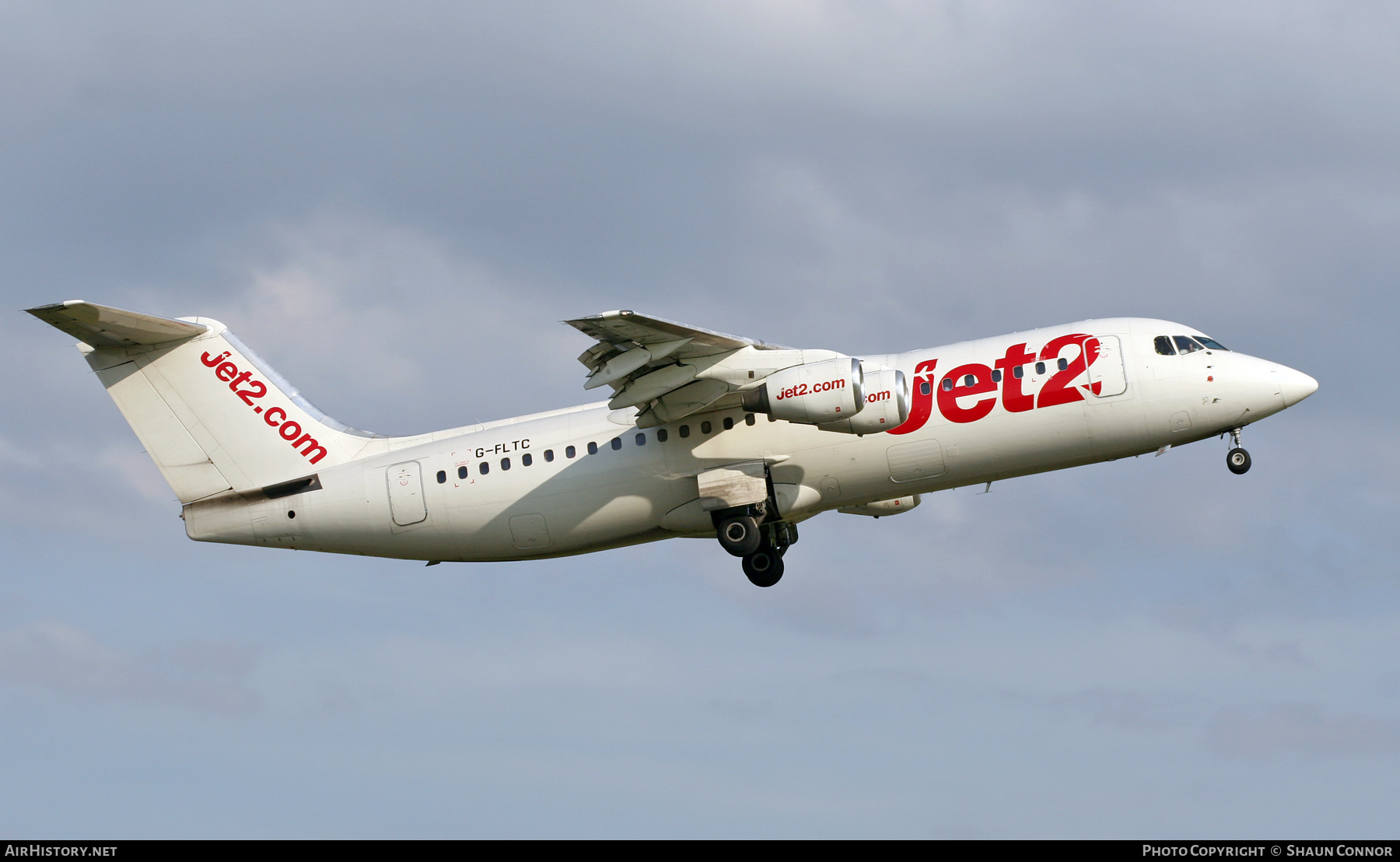 Aircraft Photo of G-FLTC | British Aerospace BAe-146-300 | Jet2 | AirHistory.net #852866