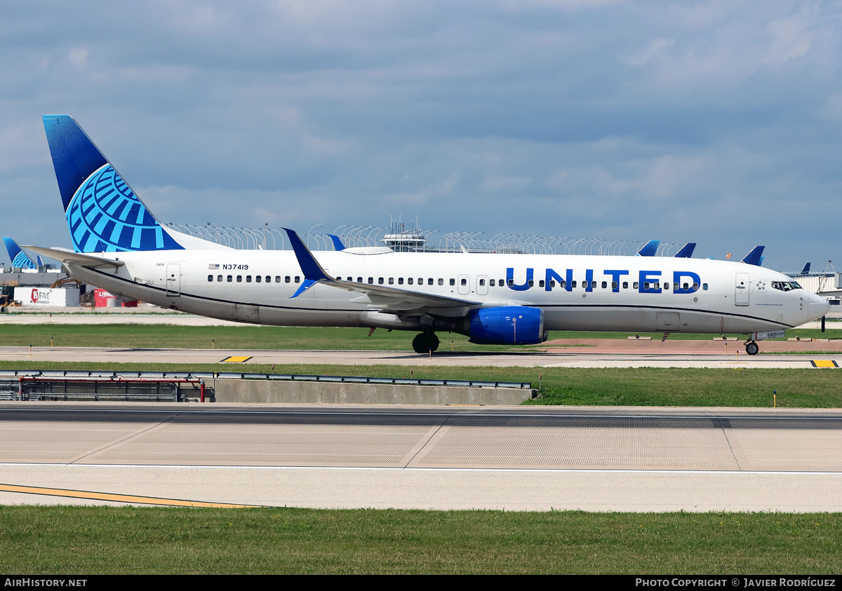 Aircraft Photo of N37419 | Boeing 737-924/ER | United Airlines | AirHistory.net #852875