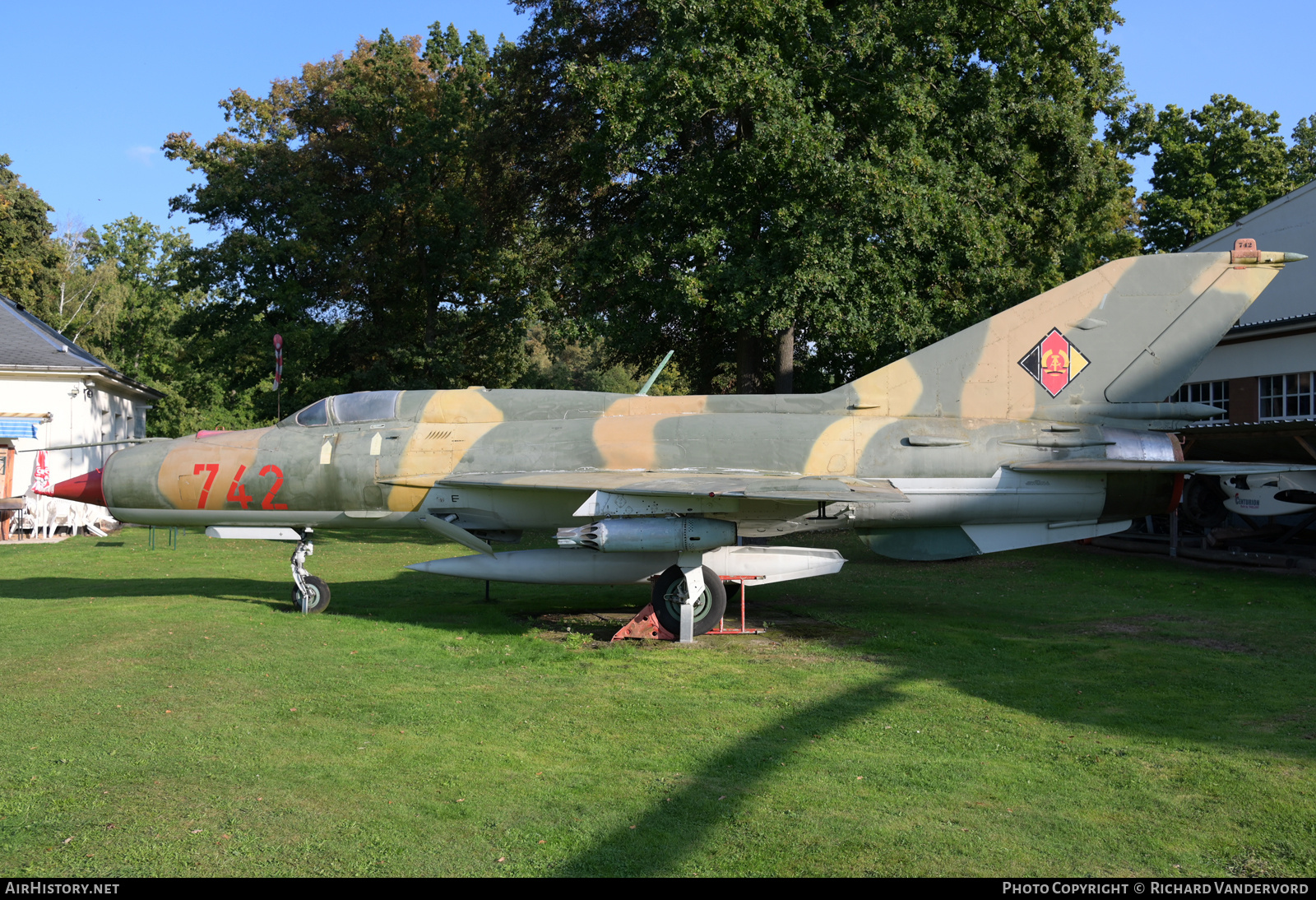 Aircraft Photo of 742 | Mikoyan-Gurevich MiG-21SPS | East Germany - Air Force | AirHistory.net #852896