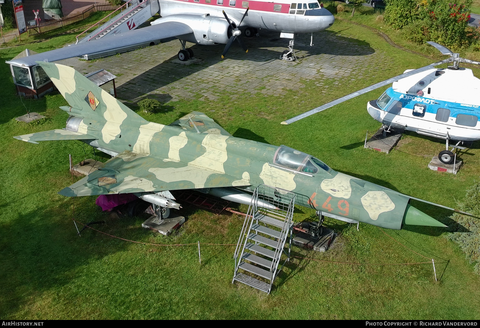 Aircraft Photo of 449 | Mikoyan-Gurevich MiG-21SPS-K | East Germany - Air Force | AirHistory.net #852905