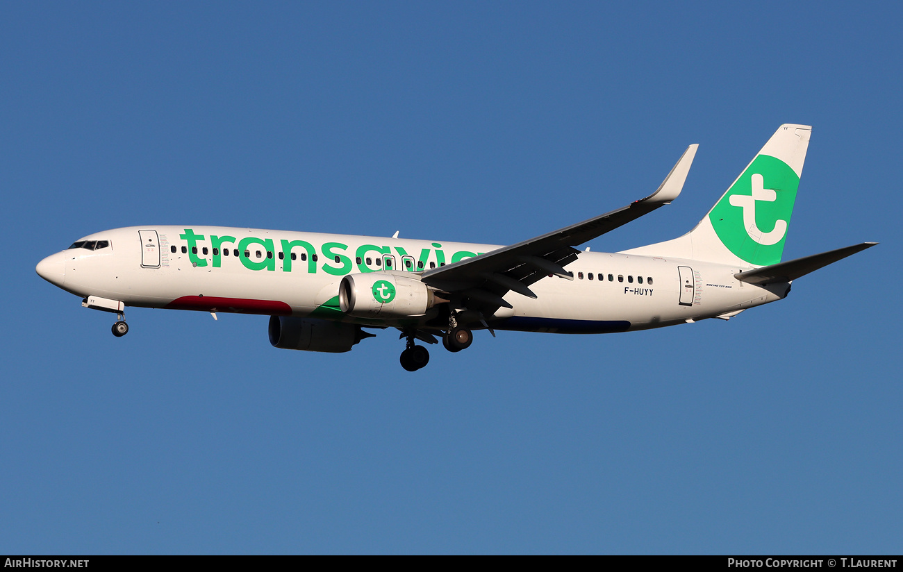 Aircraft Photo of F-HUYY | Boeing 737-8GP | Transavia | AirHistory.net #852933