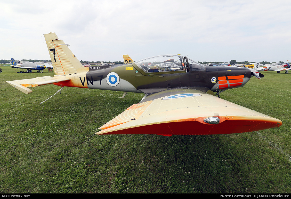 Aircraft Photo of N331SY / VN-7 | Valmet L-70 Vinka | Finland - Air Force | AirHistory.net #852954