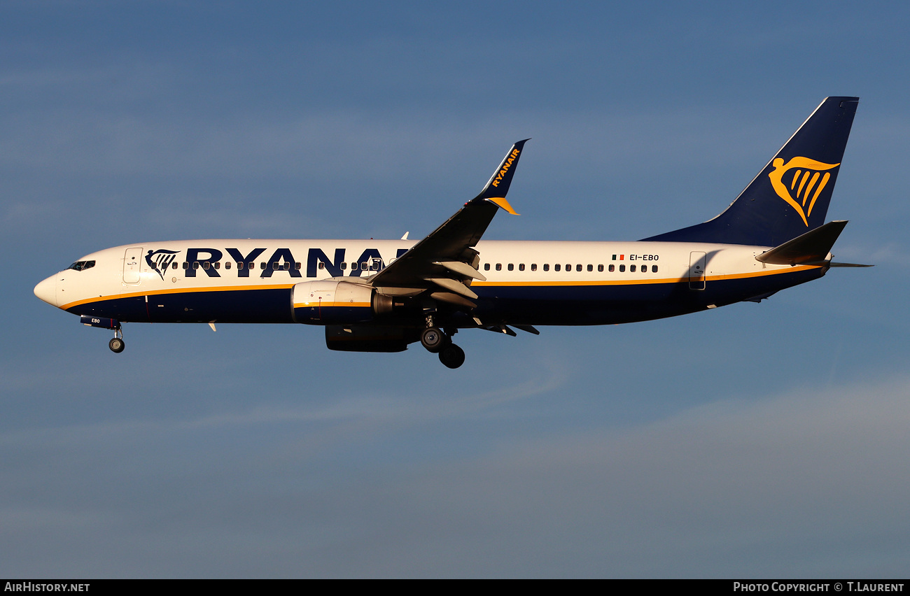 Aircraft Photo of EI-EBO | Boeing 737-8AS | Ryanair | AirHistory.net #852973