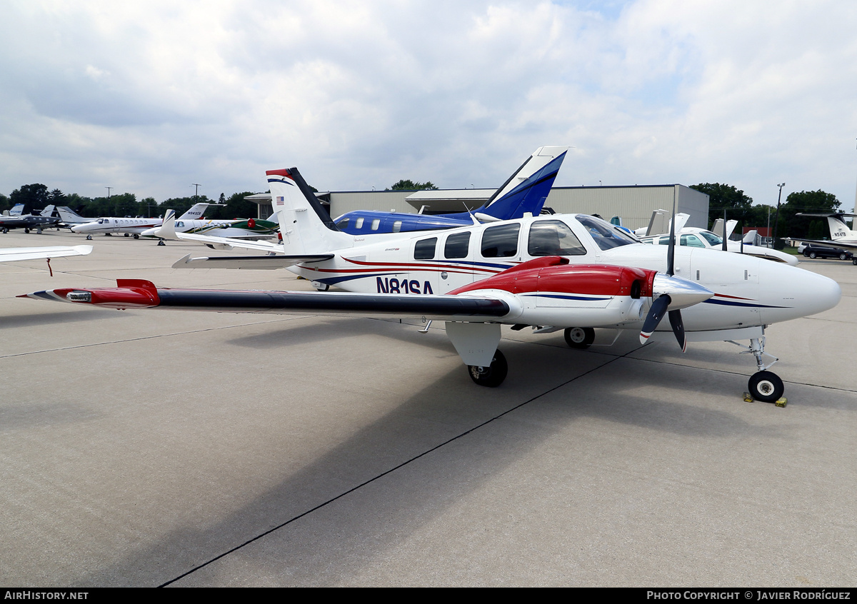 Aircraft Photo of N81SA | Textron G58 Baron | AirHistory.net #852991