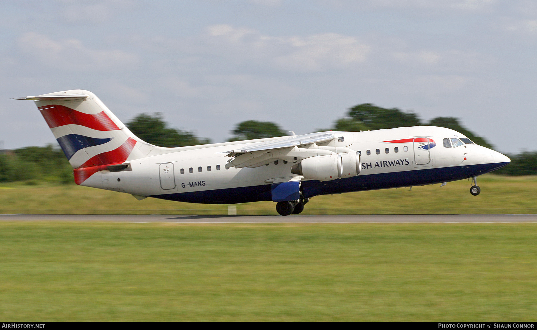 Aircraft Photo of G-MANS | British Aerospace BAe-146-200 | British Airways | AirHistory.net #853039