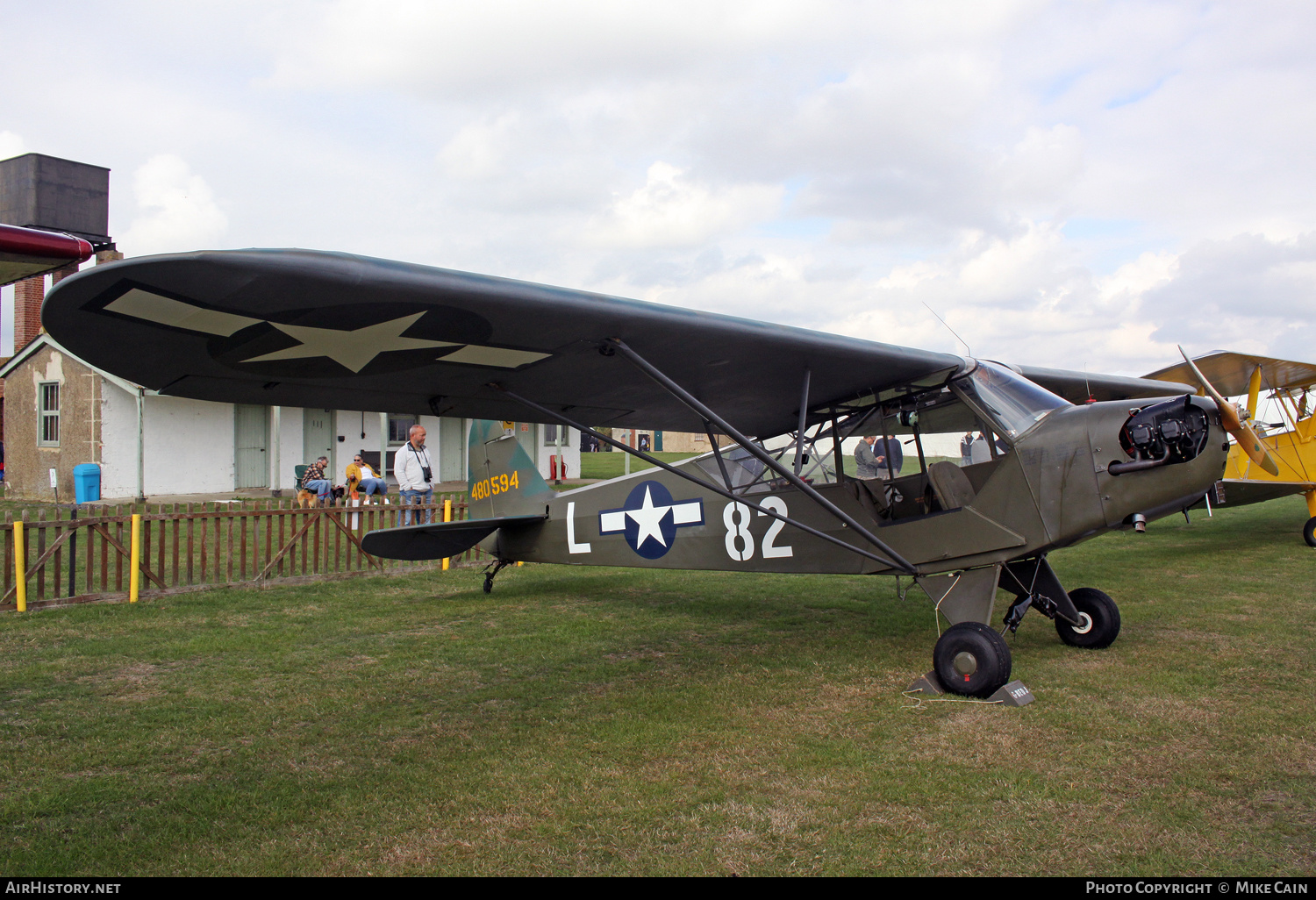 Aircraft Photo of G-BEDJ / 44-80594 | Piper J-3C-65 Cub | USA - Air Force | AirHistory.net #853080