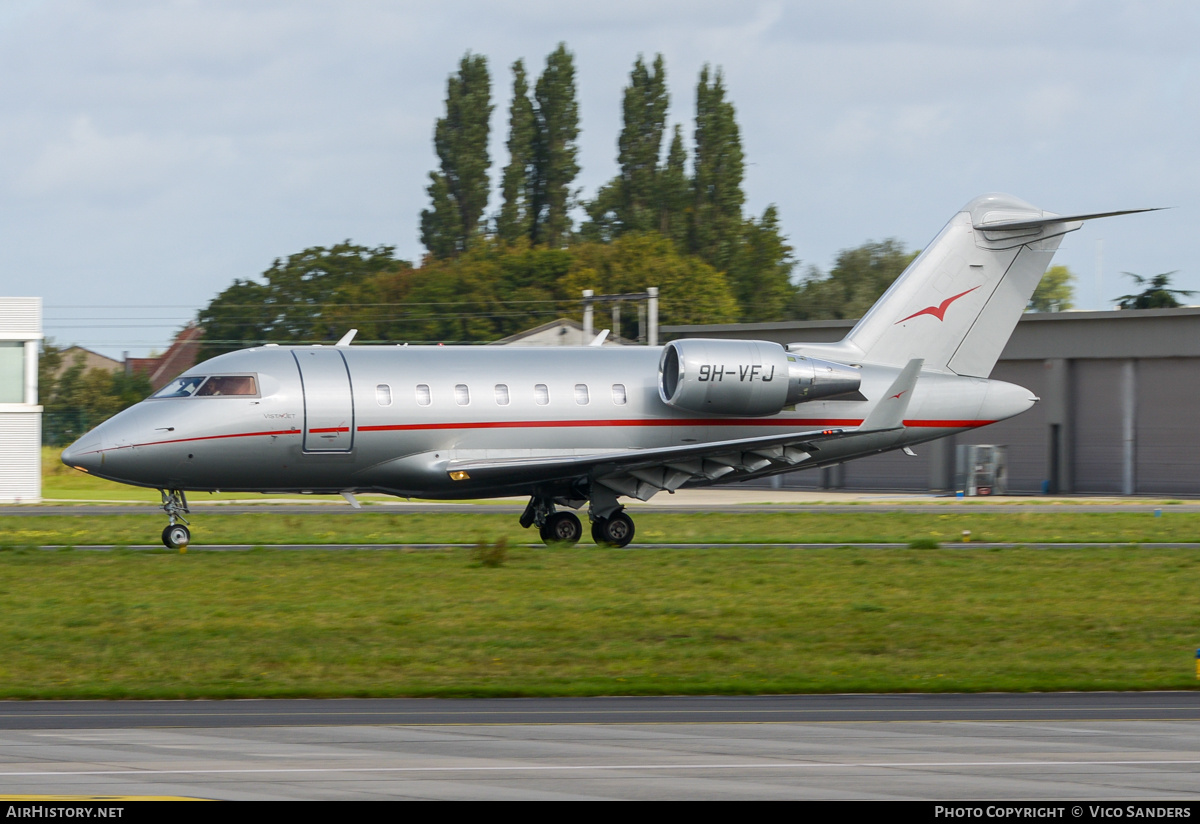 Aircraft Photo of 9H-VFJ | Bombardier Challenger 605 (CL-600-2B16) | VistaJet | AirHistory.net #853107