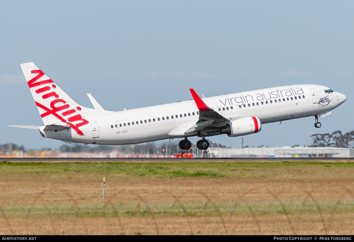 Aircraft Photo of VH-VUC | Boeing 737-8FE | Virgin Australia Airlines | AirHistory.net #853110