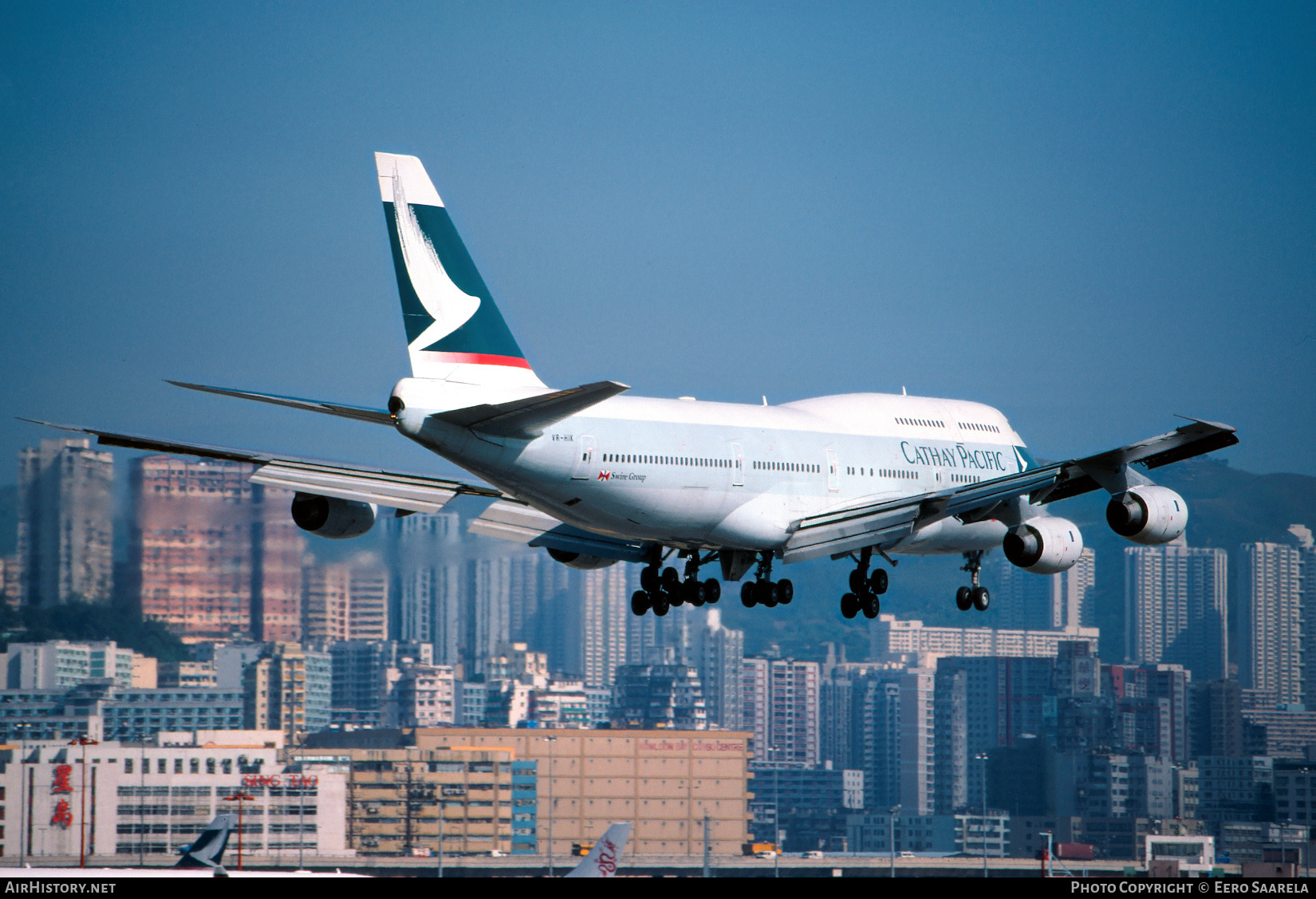 Aircraft Photo of VR-HIK | Boeing 747-367 | Cathay Pacific Airways | AirHistory.net #853173