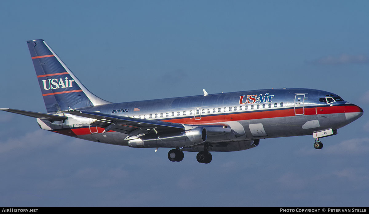 Aircraft Photo of N245US | Boeing 737-201/Adv | USAir | AirHistory.net #853194