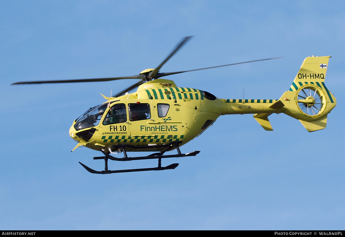 Aircraft Photo of OH-HMQ | Eurocopter EC-135P-2+ | FinnHEMS | AirHistory.net #853236