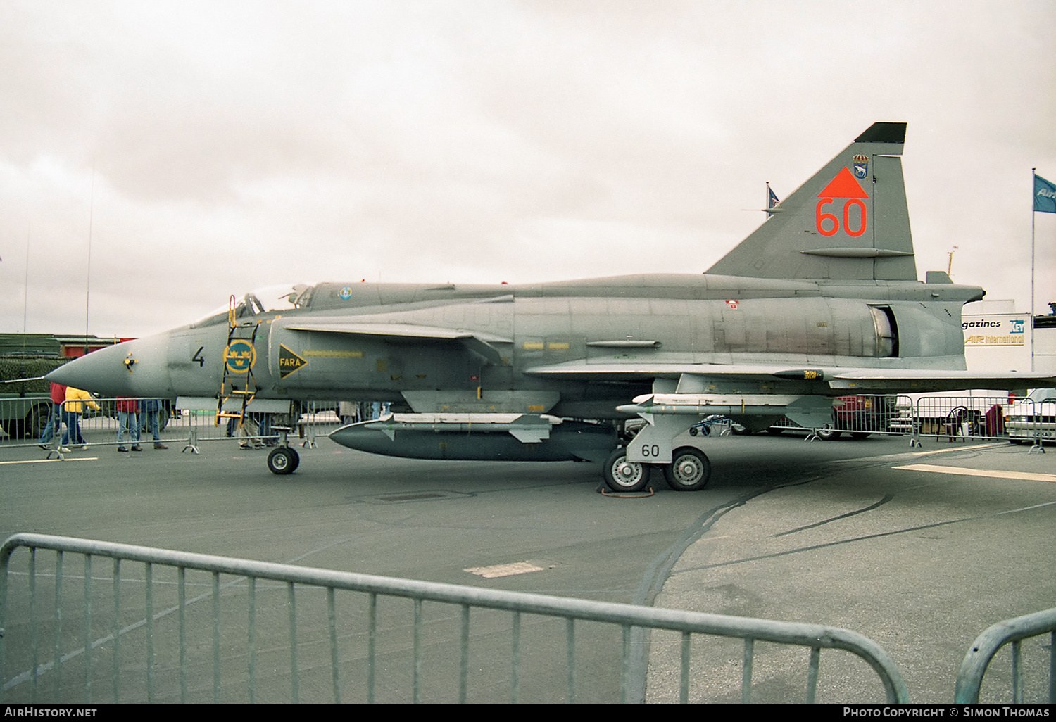 Aircraft Photo of 37390 | Saab JA37 Viggen | Sweden - Air Force | AirHistory.net #853373