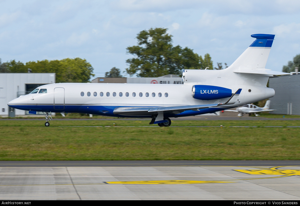 Aircraft Photo of LX-LMS | Dassault Falcon 7X | AirHistory.net #853412