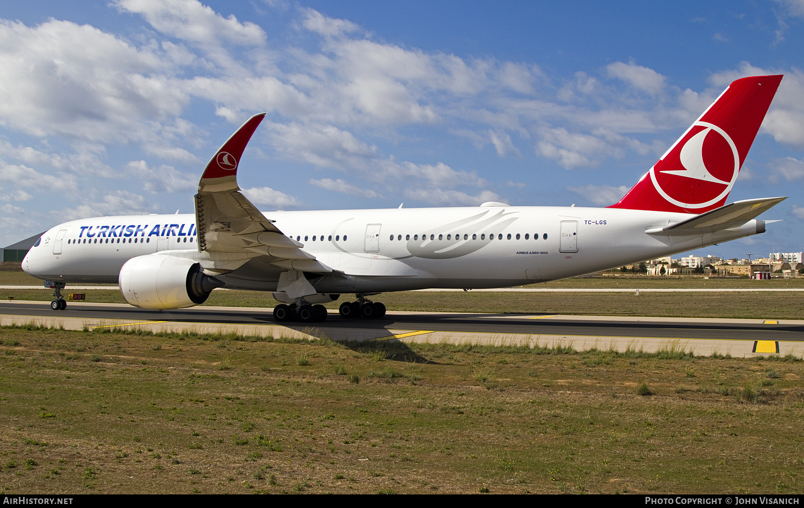 Aircraft Photo of TC-LGS | Airbus A350-941 | Turkish Airlines | AirHistory.net #853414