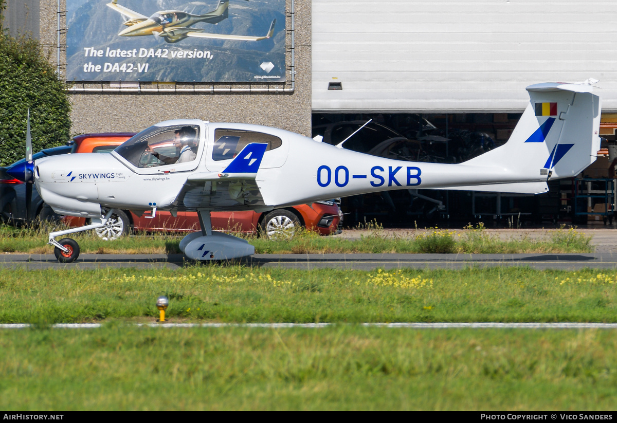 Aircraft Photo of OO-SKB | Diamond DA40 NG Diamond Star | Skywings Flight Training | AirHistory.net #853419