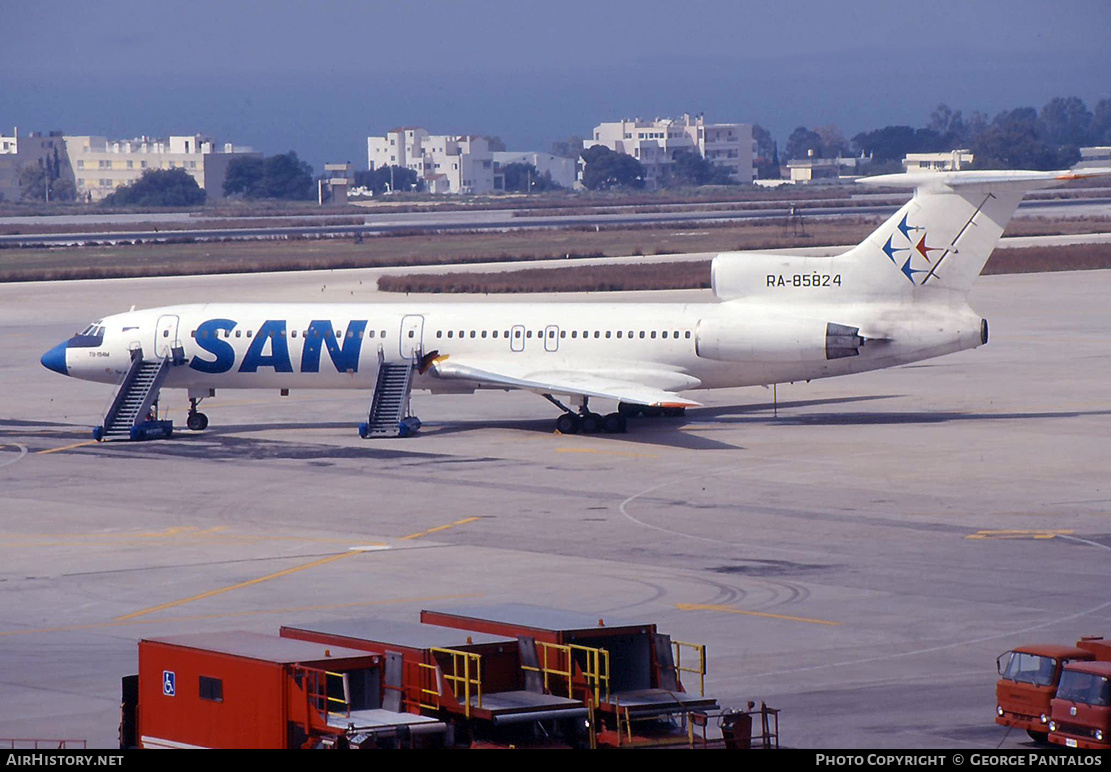 Aircraft Photo of RA-85824 | Tupolev Tu-154M | SAN Air Company | AirHistory.net #853422