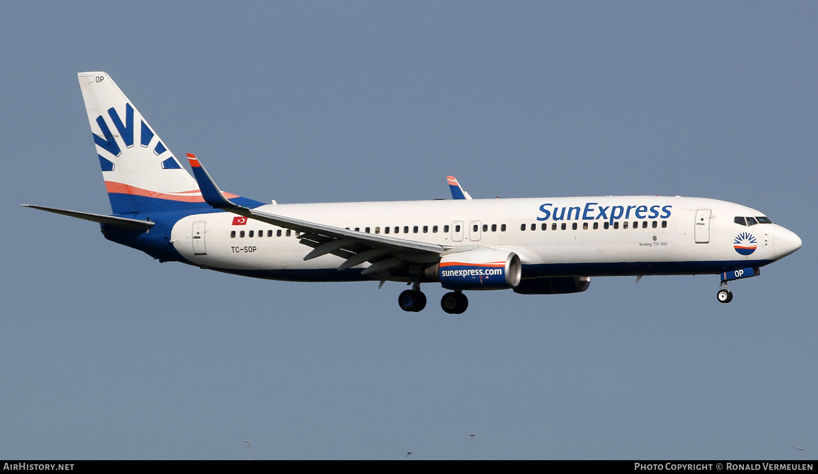 Aircraft Photo of TC-SOP | Boeing 737-8AS | SunExpress | AirHistory.net #853423