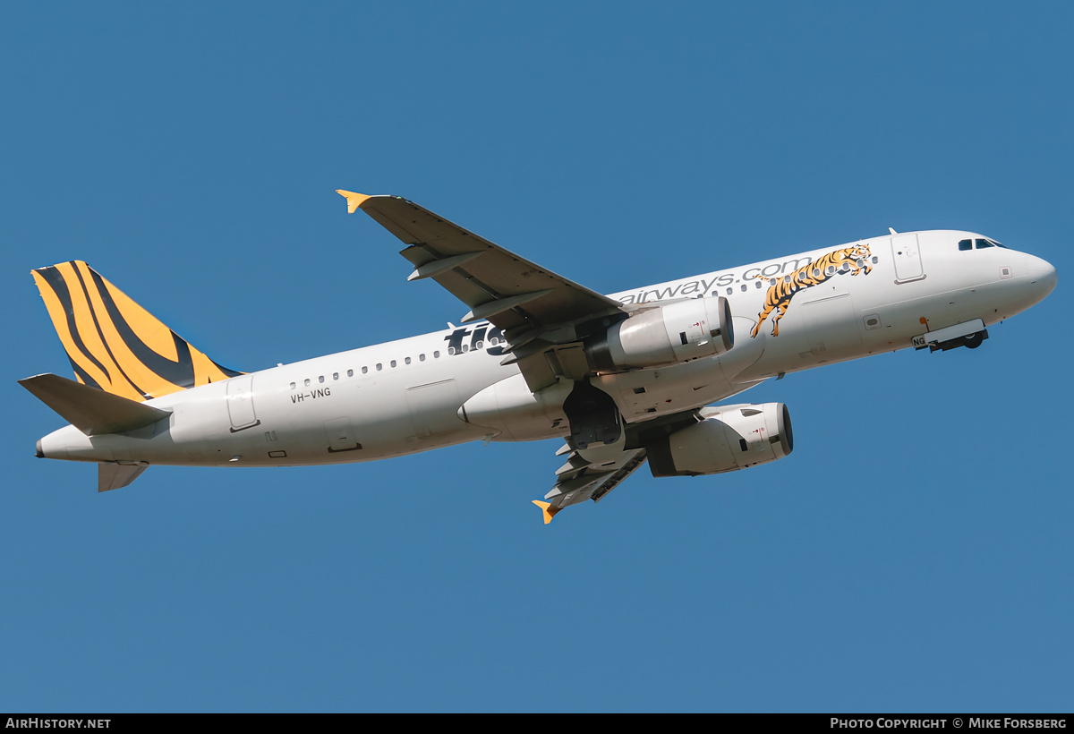 Aircraft Photo of VH-VNG | Airbus A320-232 | Tiger Airways | AirHistory.net #853461