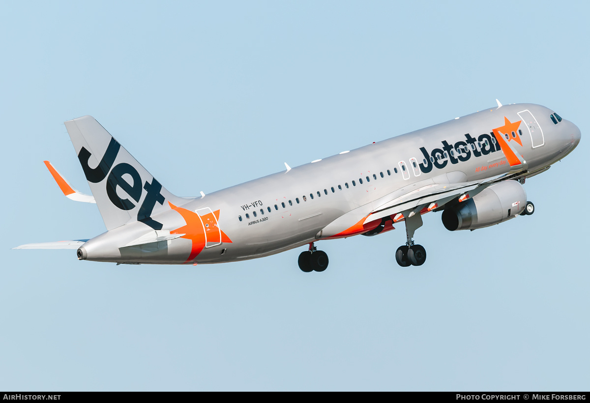 Aircraft Photo of VH-VFO | Airbus A320-232 | Jetstar Airways | AirHistory.net #853462