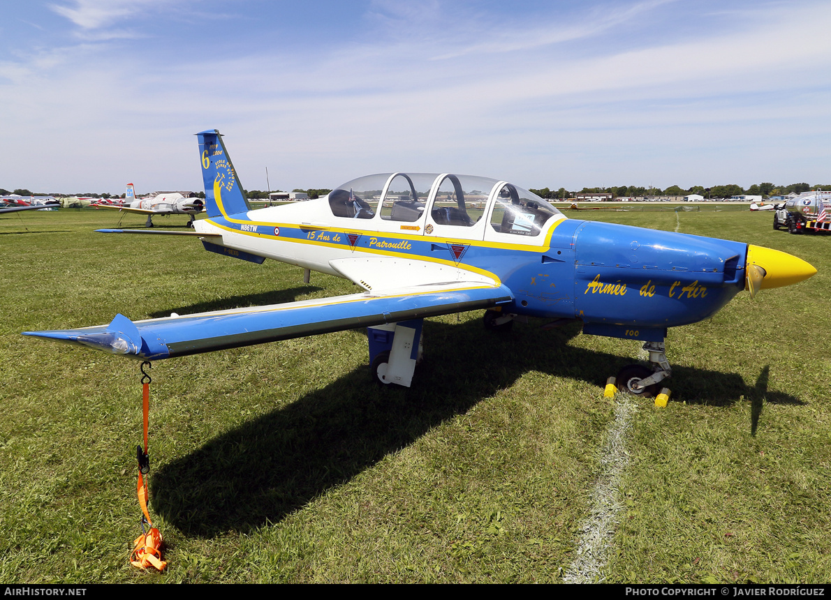 Aircraft Photo of N86TW / F-SEXQ / 100 | Socata TB-30 Epsilon | France - Air Force | AirHistory.net #853490