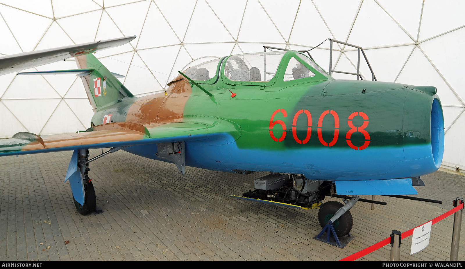 Aircraft Photo of 6008 | PZL-Mielec SBLim-2A (MiG-15UTI) | Poland - Navy | AirHistory.net #853563