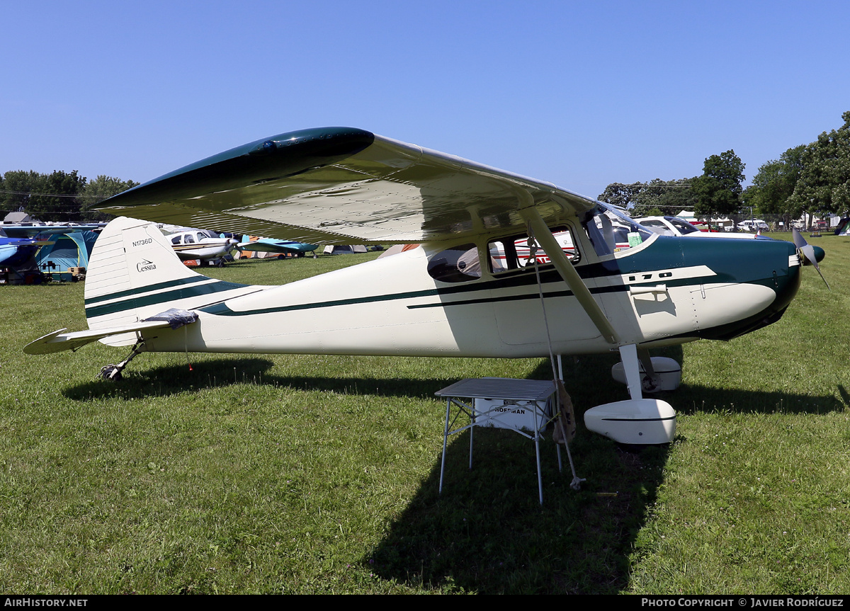 Aircraft Photo of N1736D | Cessna 170A | AirHistory.net #853613