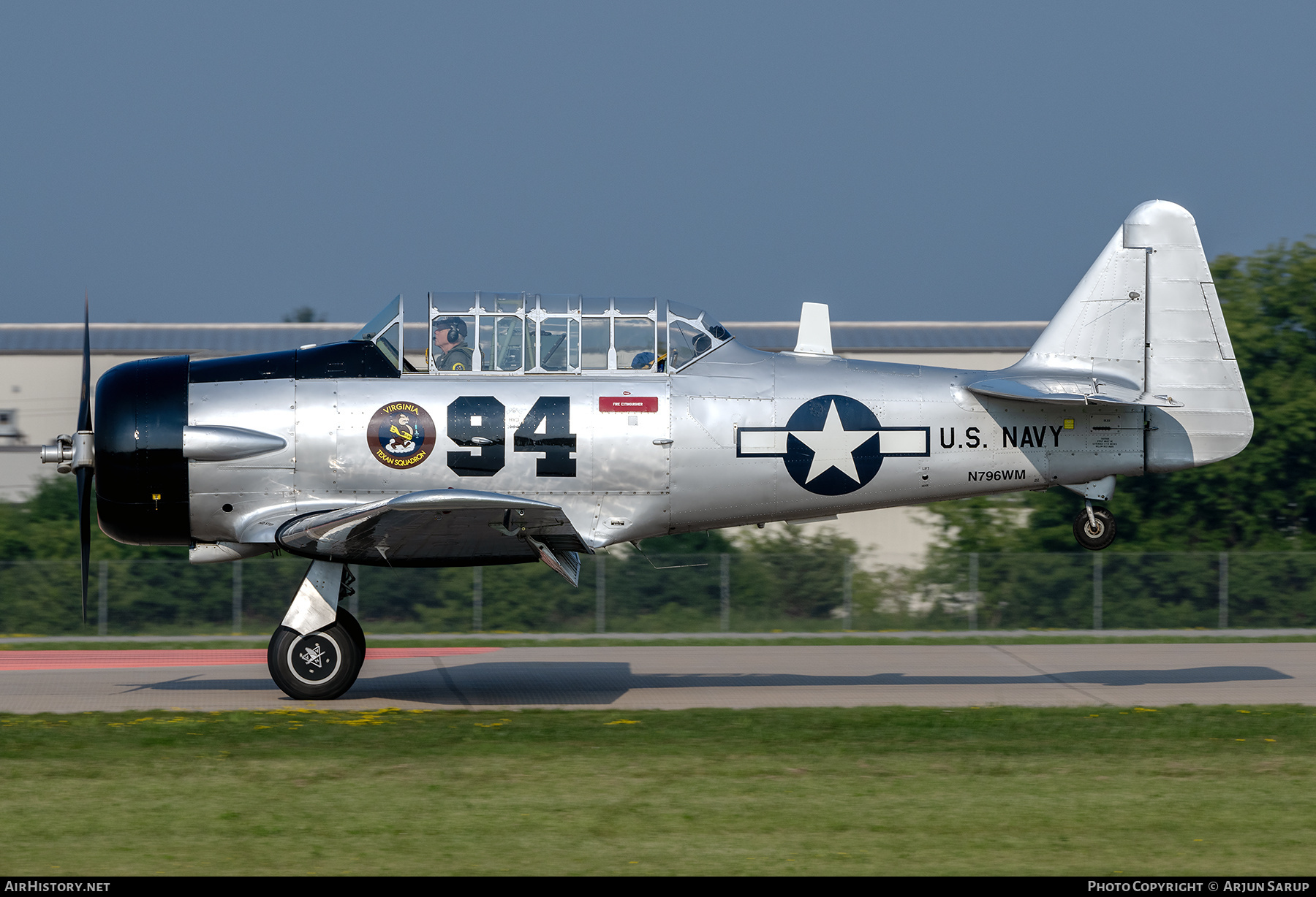Aircraft Photo of N796WM | North American AT-6D Texan | USA - Navy | AirHistory.net #853633