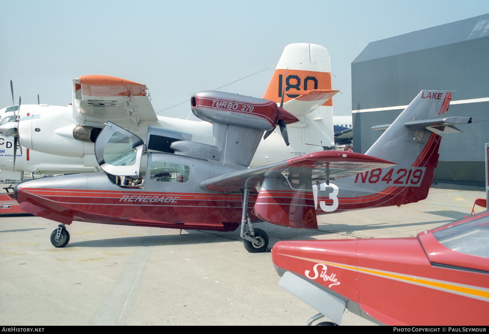 Aircraft Photo of N84219 | Lake LA-270 Turbo Renegade 270 | AirHistory.net #853680