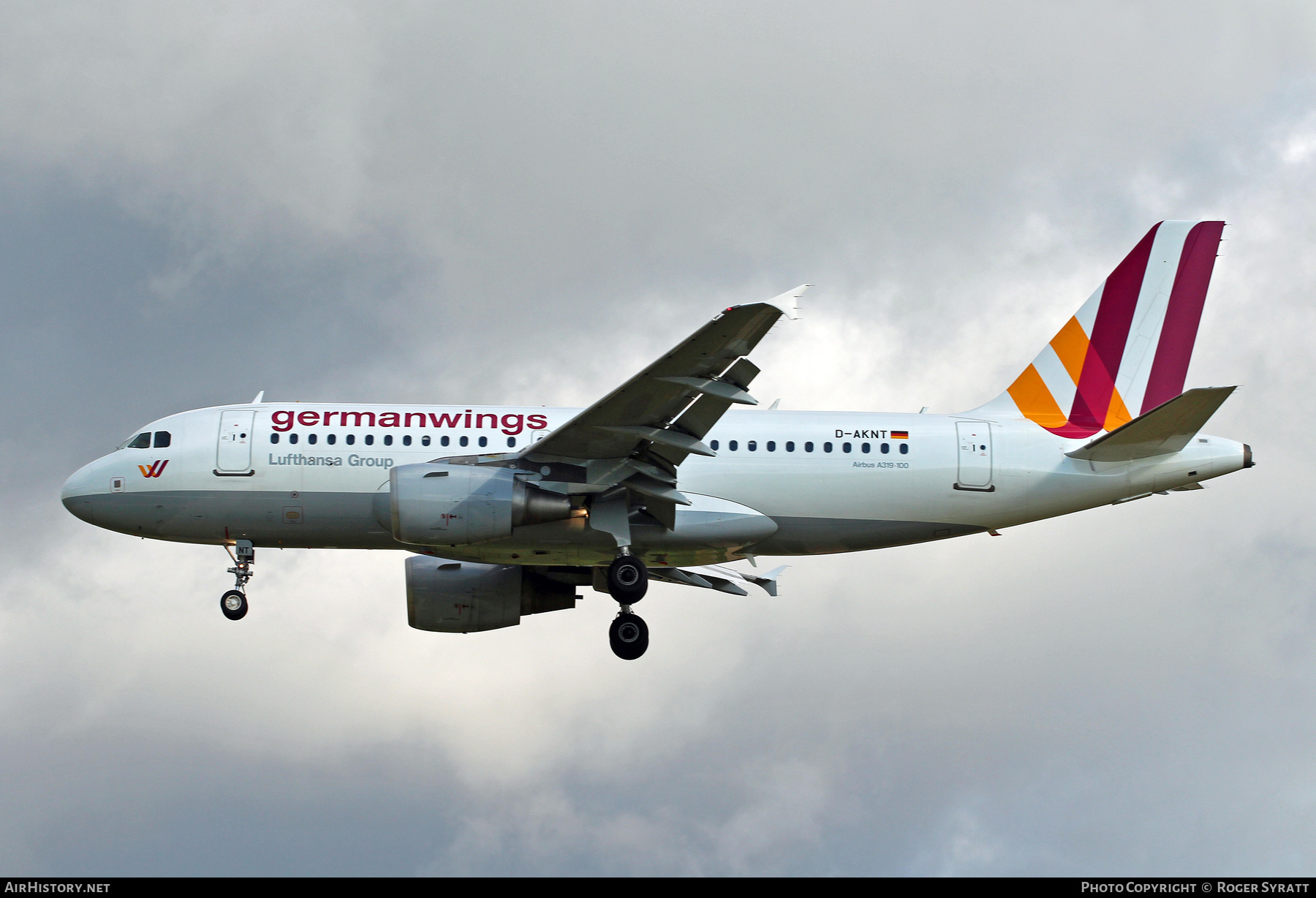 Aircraft Photo of D-AKNT | Airbus A319-112 | Germanwings | AirHistory.net #853700