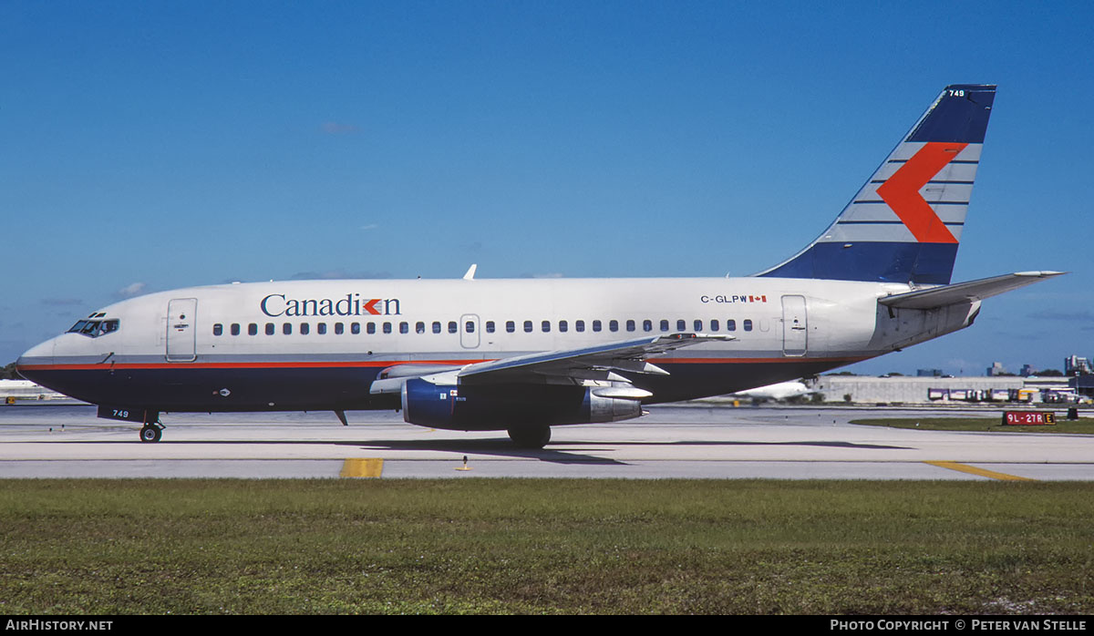 Aircraft Photo of C-GLPW | Boeing 737-275/Adv | Canadian Airlines | AirHistory.net #853705