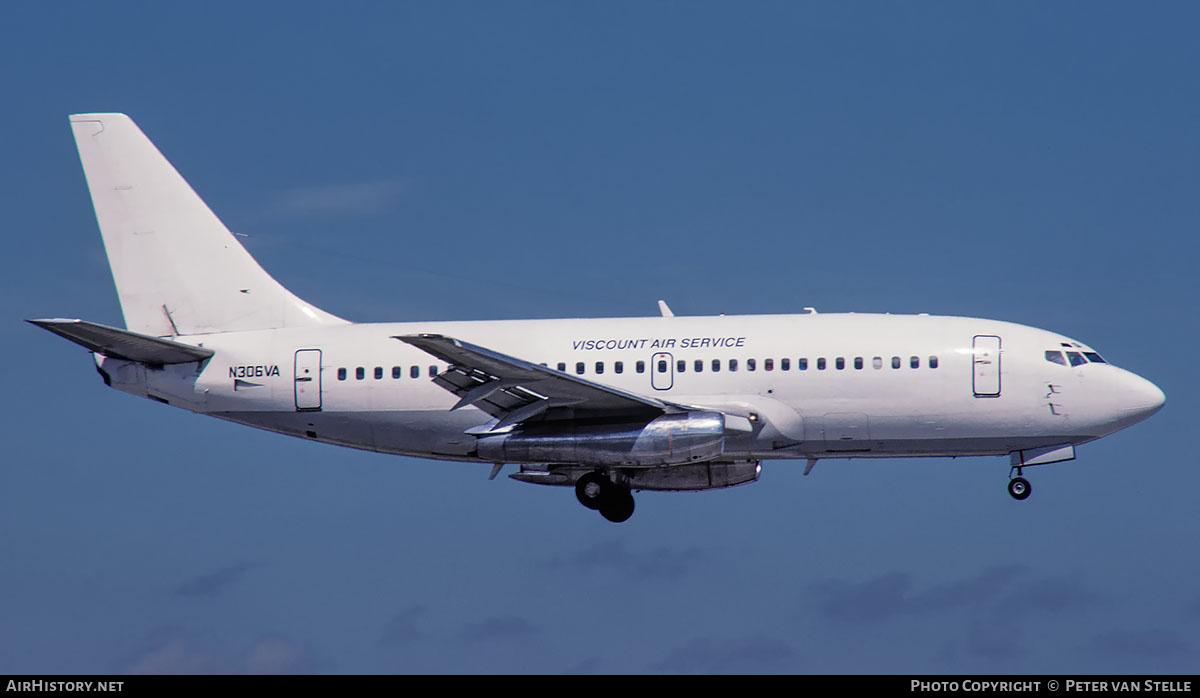 Aircraft Photo of N306VA | Boeing 737-247 | Viscount Air Service | AirHistory.net #853717