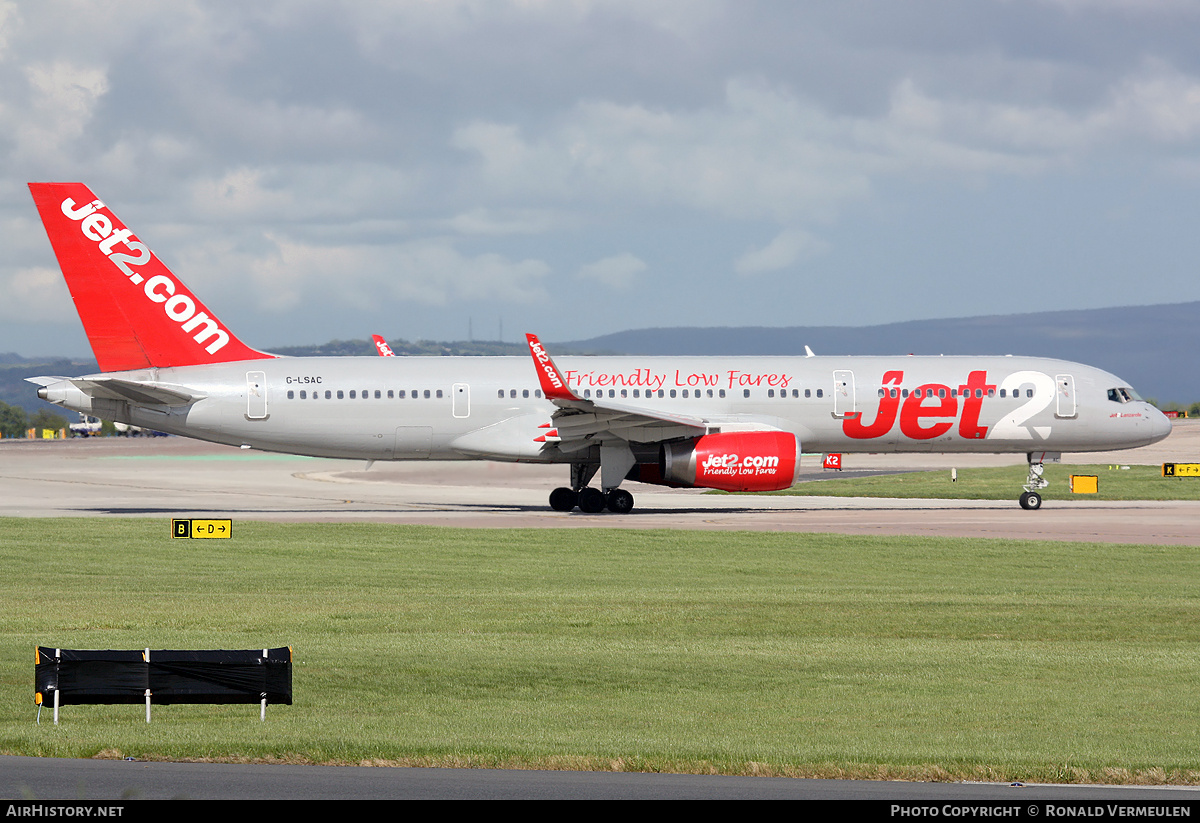 Aircraft Photo of G-LSAC | Boeing 757-23A | Jet2 | AirHistory.net #853726