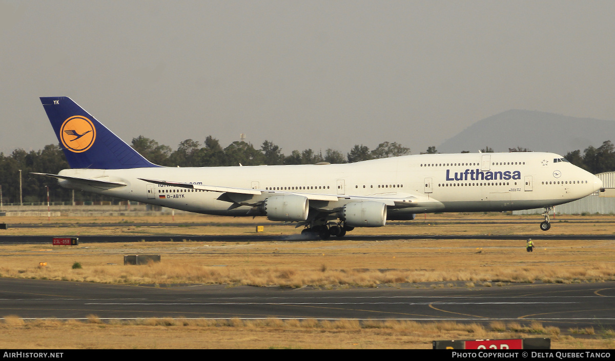 Aircraft Photo of D-ABYK | Boeing 747-830 | Lufthansa | AirHistory.net #853752