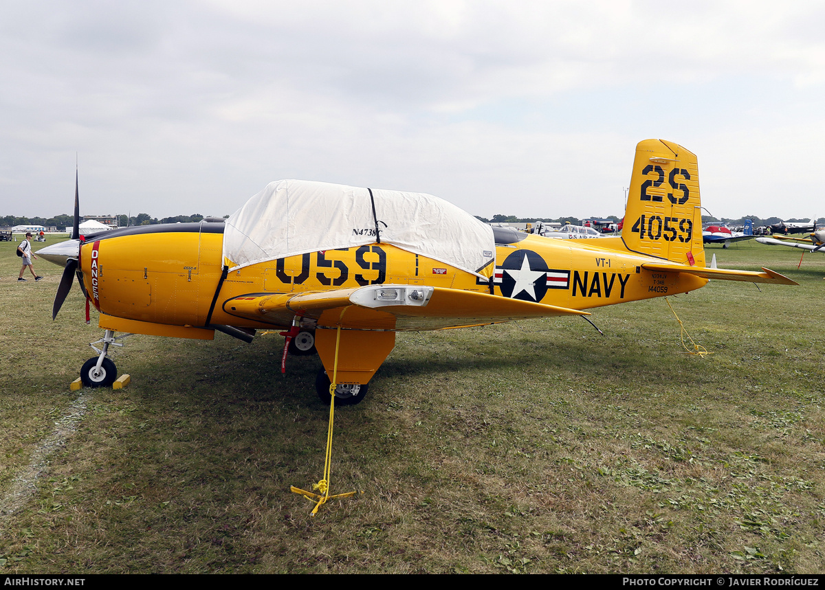 Aircraft Photo of N334JV / 144059 | Beech T-34B Mentor | USA - Navy | AirHistory.net #853775