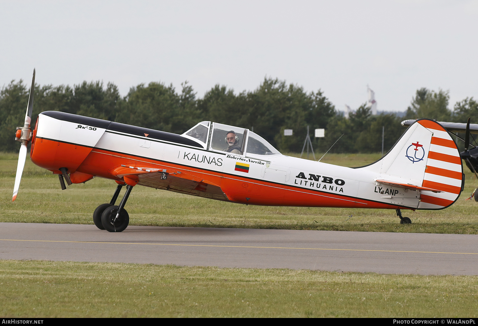 Aircraft Photo of LY-ANP | Yakovlev Yak-50 | Aerobatic Team ANBO | AirHistory.net #853808
