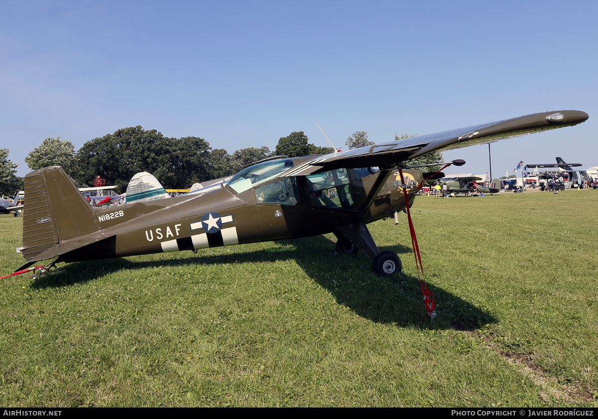 Aircraft Photo of N1822B | Luscombe T8F Observer | USA - Air Force | AirHistory.net #853816