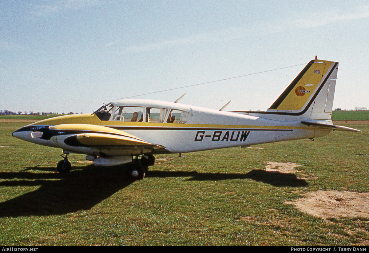 Aircraft Photo of G-BAUW | Piper PA-23-250 Aztec E | Myson Group | AirHistory.net #853819