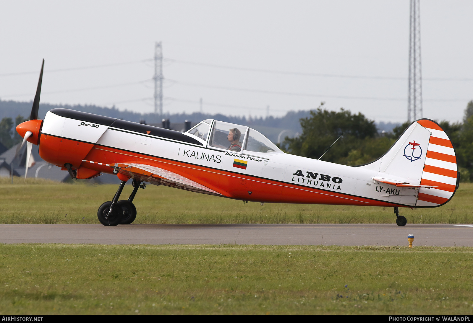 Aircraft Photo of LY-AKU | Yakovlev Yak-50 | Aerobatic Team ANBO | AirHistory.net #853827