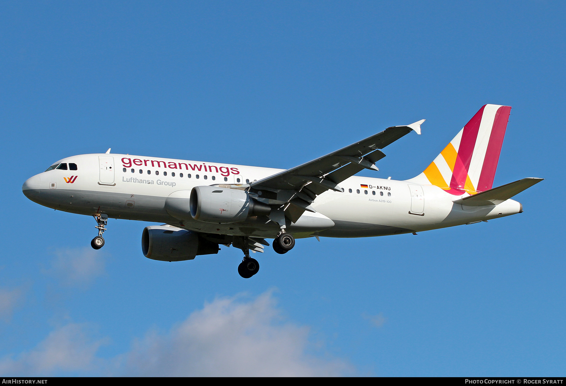 Aircraft Photo of D-AKNU | Airbus A319-112 | Germanwings | AirHistory.net #853869