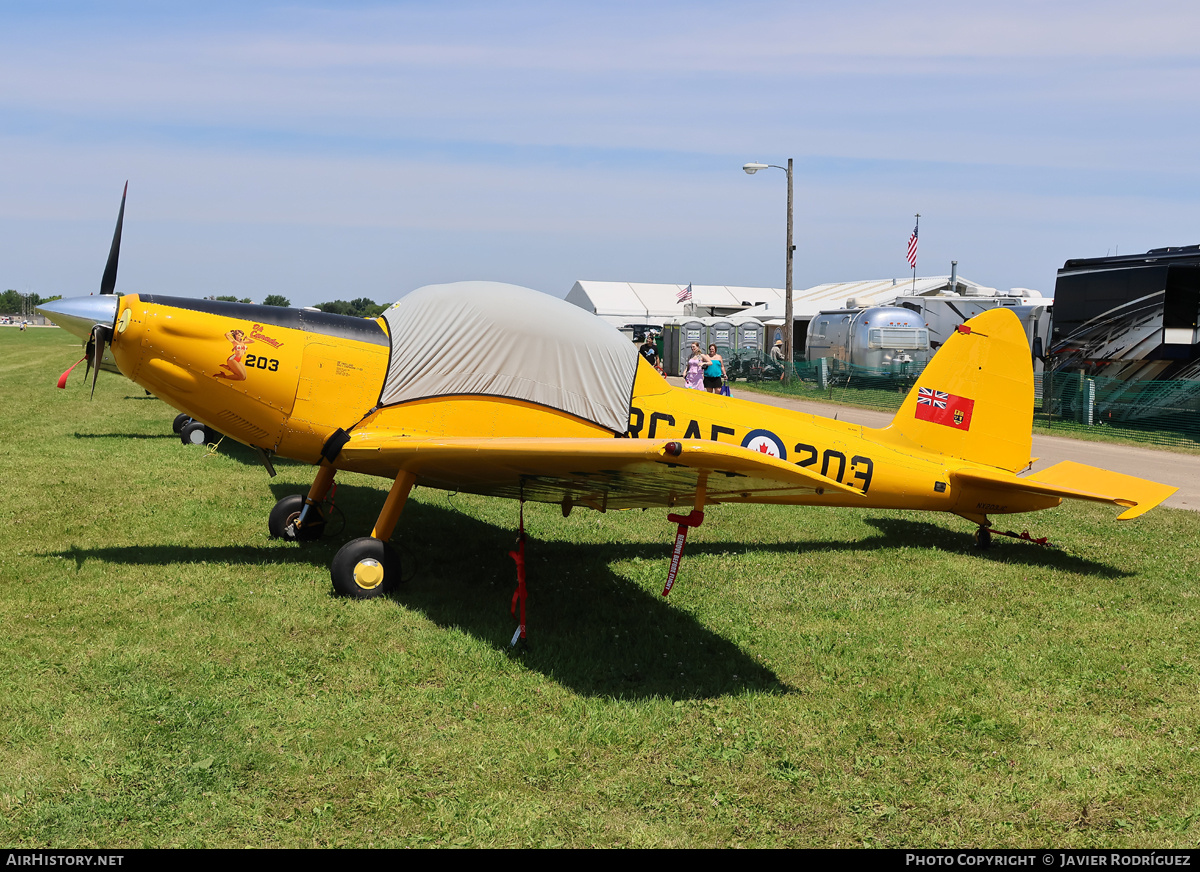Aircraft Photo of N203JC / NX203JC / 203 | De Havilland Canada DHC-1A-1 Chipmunk | Canada - Air Force | AirHistory.net #853904