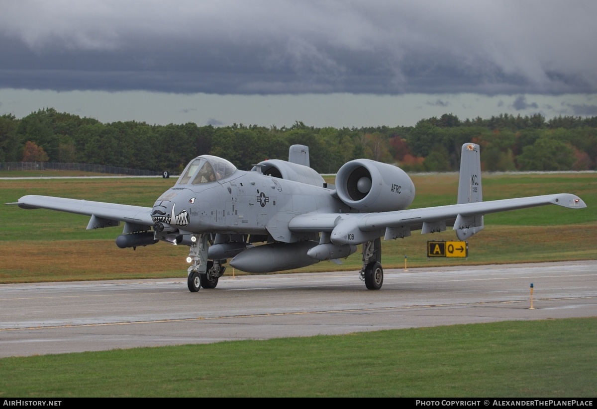 Aircraft Photo of 79-0109 / AF79-109 | Fairchild A-10C Thunderbolt II | USA - Air Force | AirHistory.net #853940