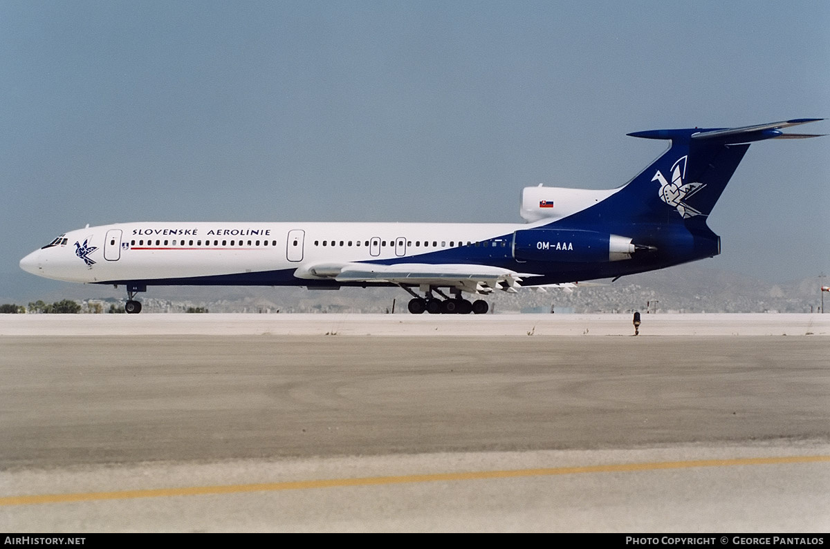 Aircraft Photo of OM-AAA | Tupolev Tu-154M-100 | Slovak Airlines - Slovenské Aerolínie | AirHistory.net #853961