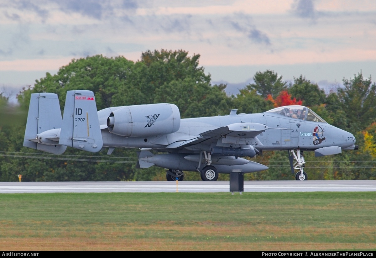 Aircraft Photo of 78-0707 / AF78-707 | Fairchild A-10C Thunderbolt II | USA - Air Force | AirHistory.net #853989
