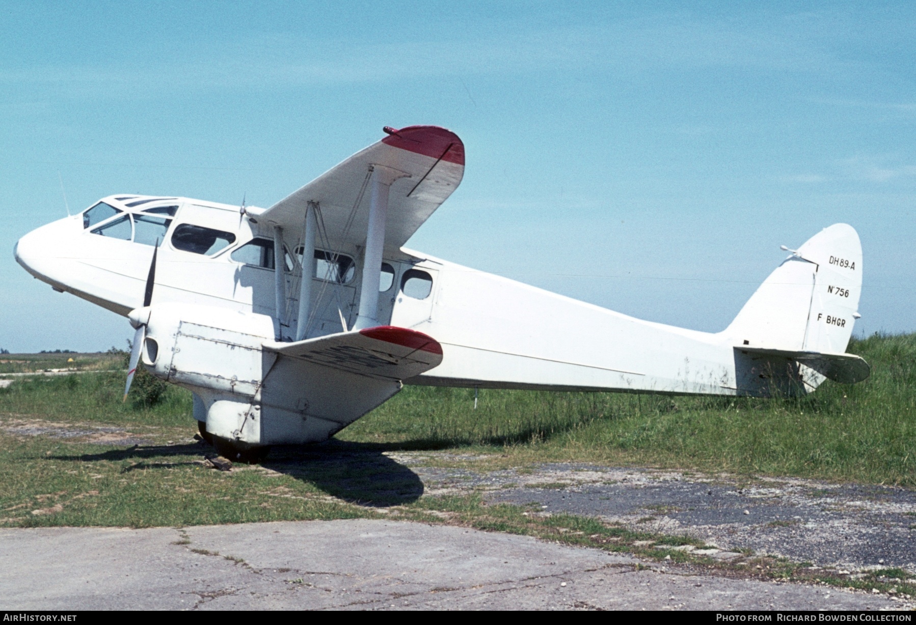 Aircraft Photo of F-BHGR / 756 | De Havilland D.H. 89A Dragon Rapide | AirHistory.net #853994