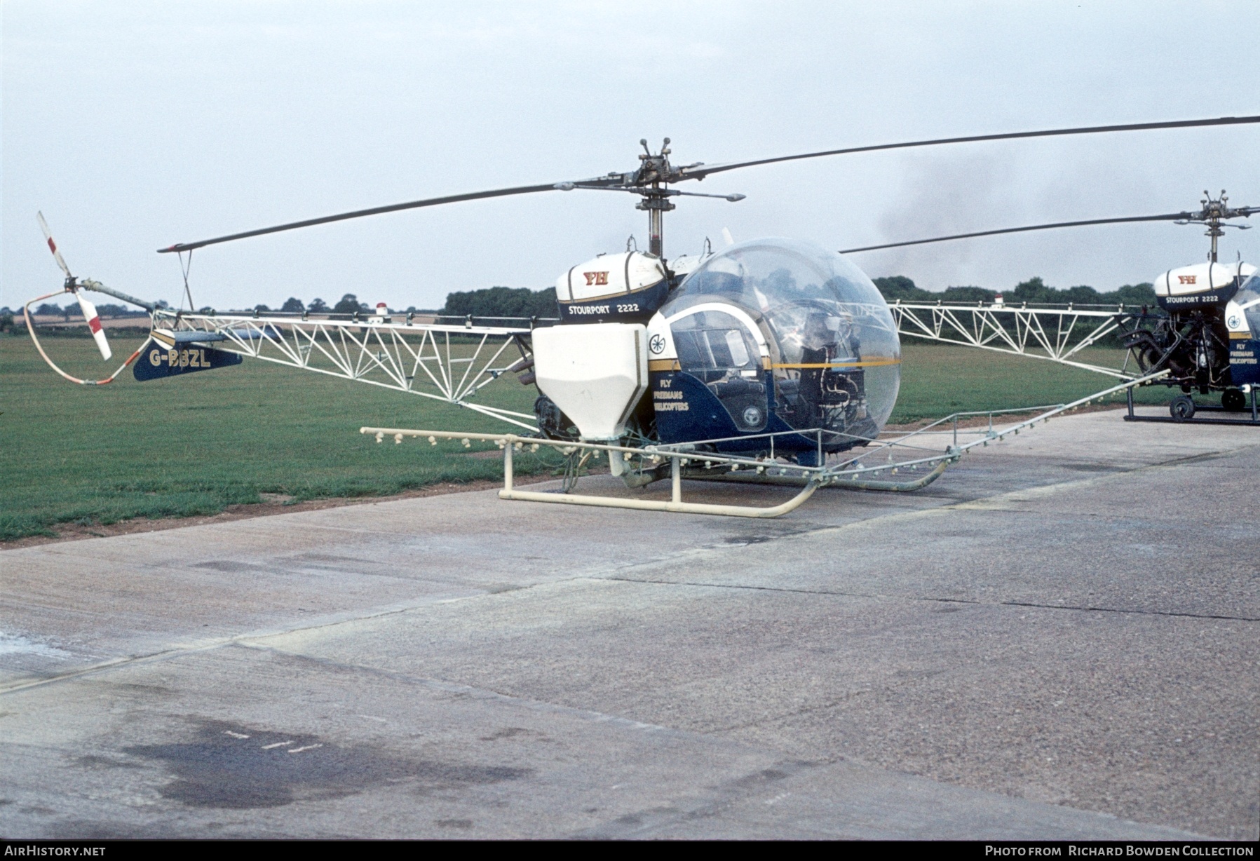Aircraft Photo of G-BBZL | Westland-Bell 47G-3B-1 | Freemans Helicopters | AirHistory.net #854020