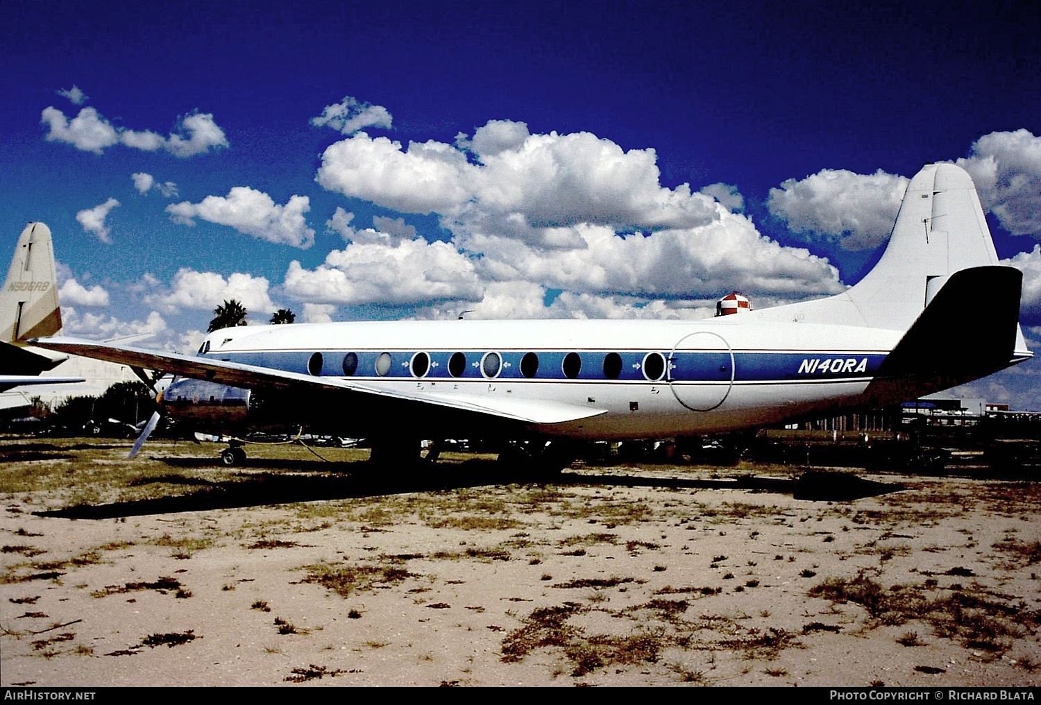 Aircraft Photo of N140RA | Vickers 745D Viscount | Go Transportation | AirHistory.net #854024